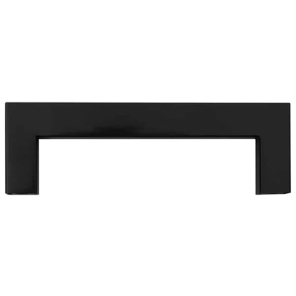 vidaXL skabsgreb 10 stk. sort 96 mm rustfrit stål