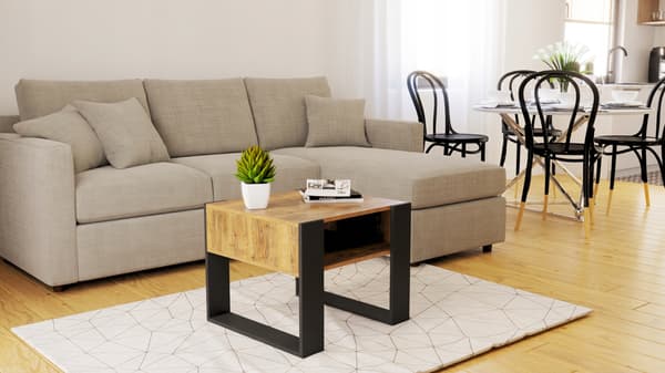 Soffbord 55x55cm EK retro soffbord loft VIP-bord