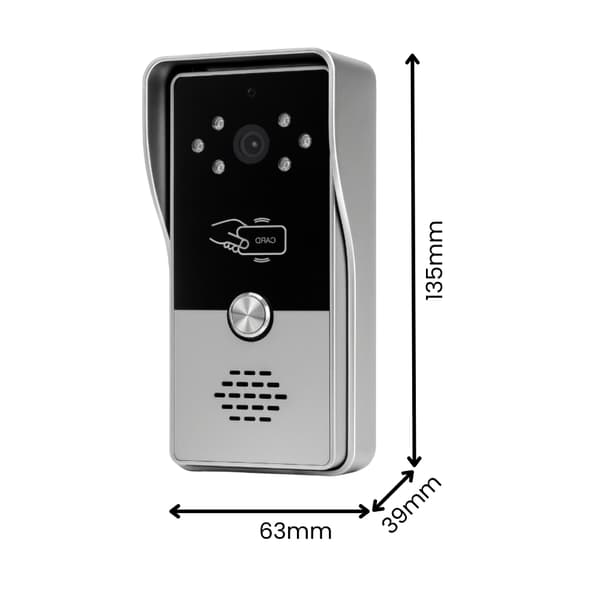 JD-S1Vi05A-7W udendørs video intercom-station