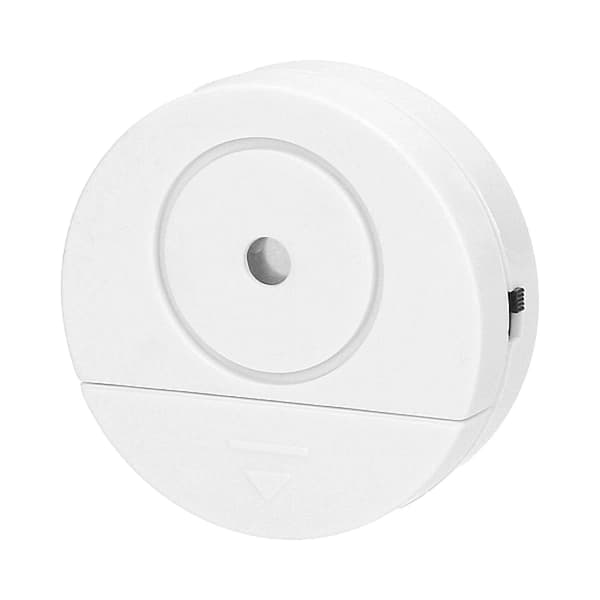 Trådlöst mini-stötlarm Vitt Batteridrivet 3xLR44 95dB
