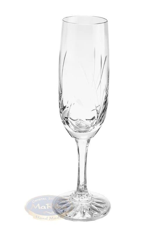 Kristall champagneglas 170 ml Frozen Leaf