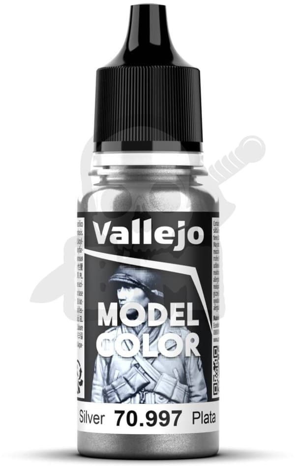 VALL-70997 Modellfärg 17ml Silver