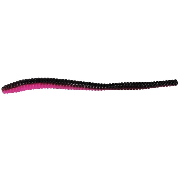 Phoenix ørredorm 7 cm - farve WR-016 - sort/lyserød