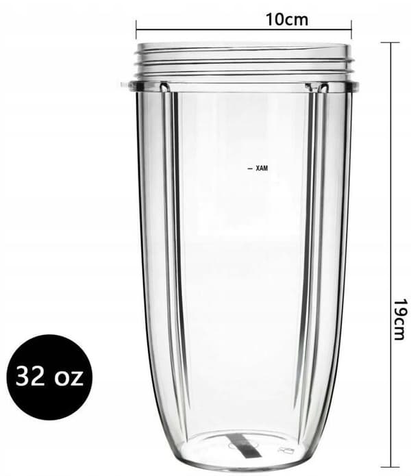 900 ml:n kuppi Nutribullet-pulloon, mukisäiliön varaosa