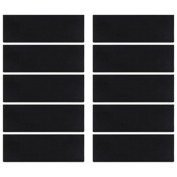vidaXL Trappsteg, 10 st, 25x75 cm, gummi