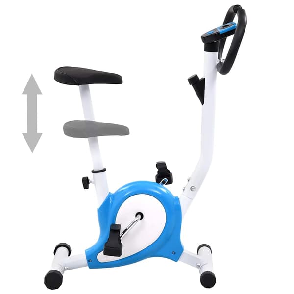 vidaXL motionscykel med modstandsbånd, blå