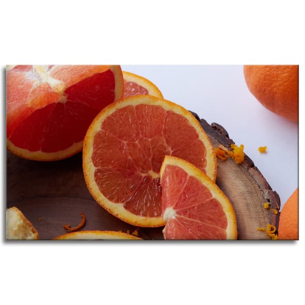 Lærredstryk Køkken Rød Orange 100x60