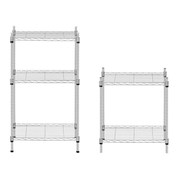 Åbent trådstativ, grå, 150x55x35cm, op til 150kg