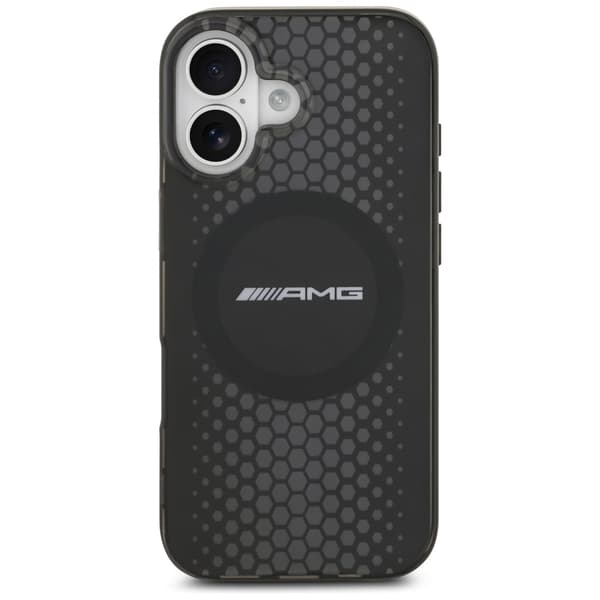 AMG Dobbeltlags Transparent Grafik MagSafe-cover til iPhone 17, Sort