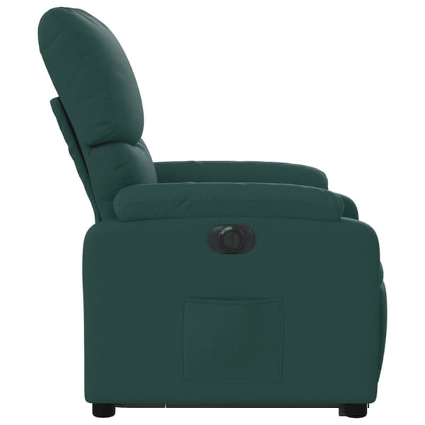 vidaXL Elektrisk lyftande massagefåtölj grön