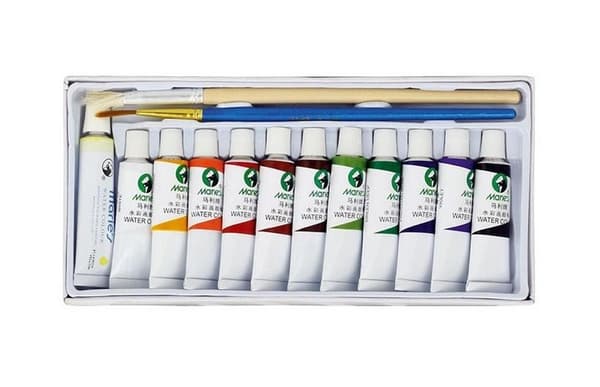 Vesivärit E 1325 12 väriä 5ml MARIES