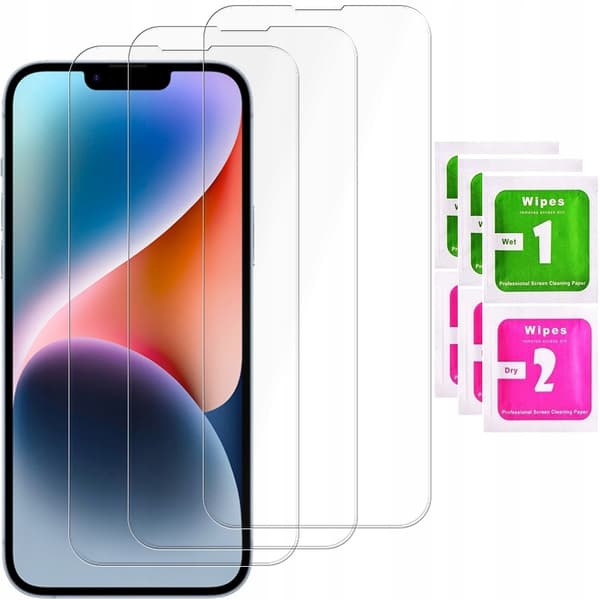 3x Hærdet glas til Apple iPhone 14 Plus | 3-pak