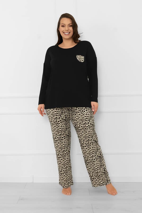 Dampyjamas med lång ärm, långbyxor Kenia XL