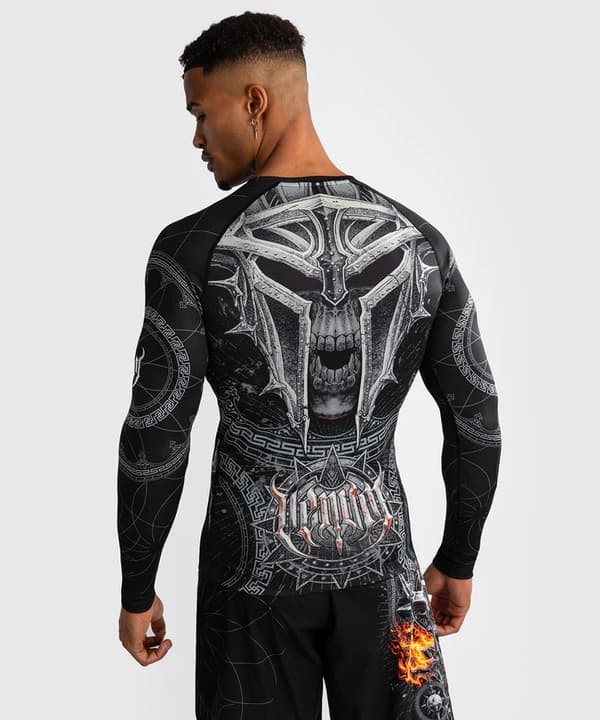 Venum Rashguard Gladiator 5.0 Langærmet Sort-sølv M