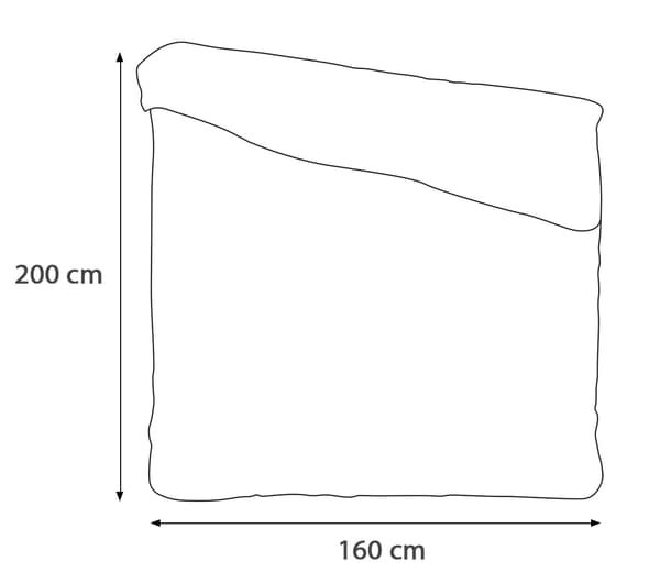Påslakan 160x200 vit POLSK BOMULL sängkläder ränder 4mm hotell