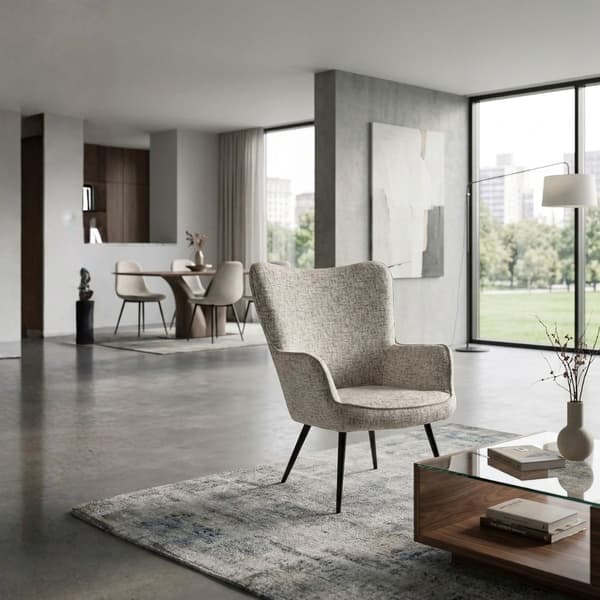ROKER fåtölj melange beige