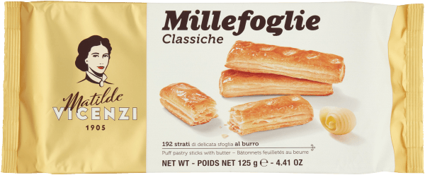 Keksit Millefoglie Classiche 125g - Vicenzi