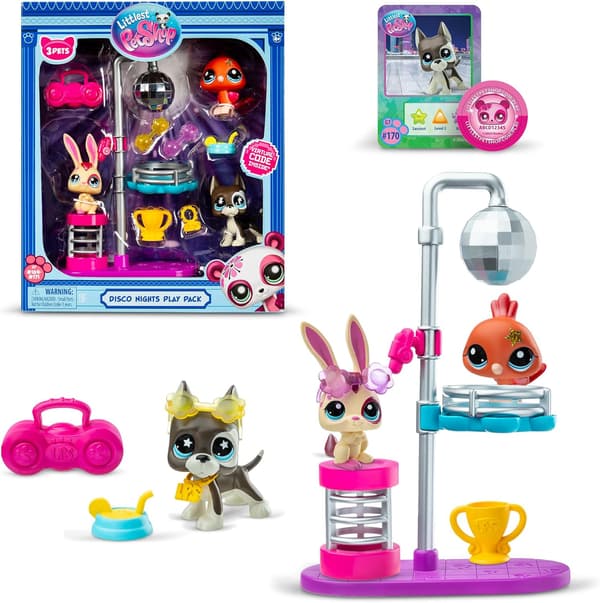 Hasbro Littlest Pet Shop Discokvällar Lekpaket