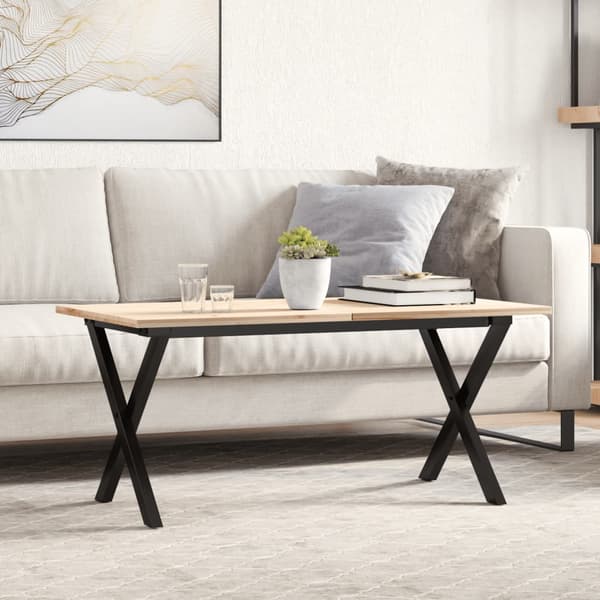 vidaXL X-formade soffbordsben 70x30x43 cm