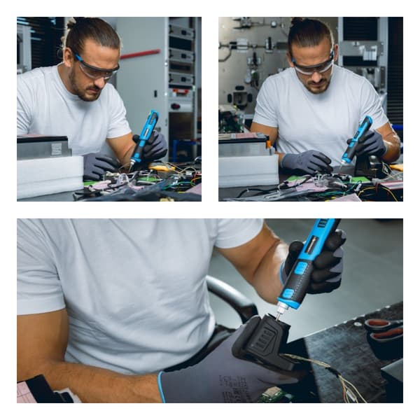 Lödkolv Sladdlös 4V Transformator 150 mAh 450°C USB-C