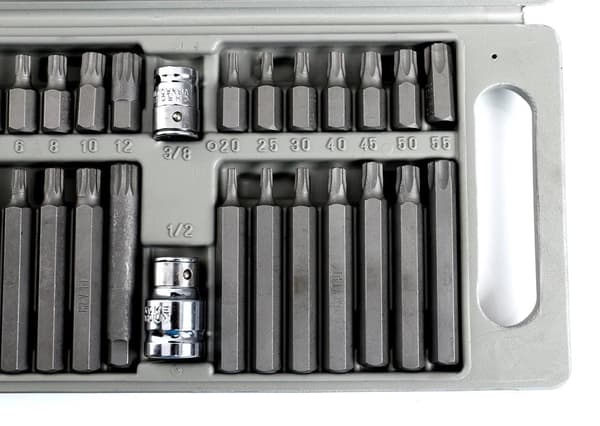 Sæt med specialbits KD10219 HEX, torx, spline 40 stk.