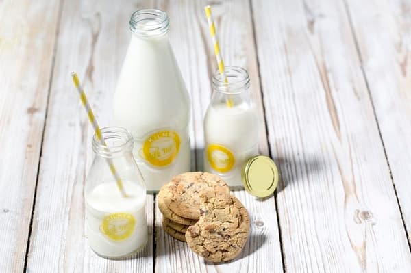 Juice- eller mælkeflaske, stor / Kilner