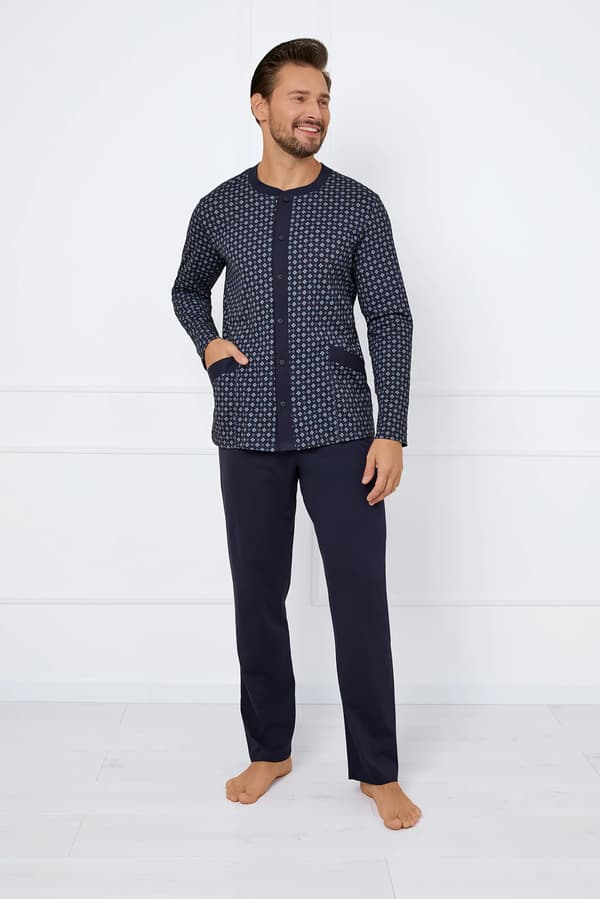 Herr långärmade pyjamasar, långbyxor Rajmund M