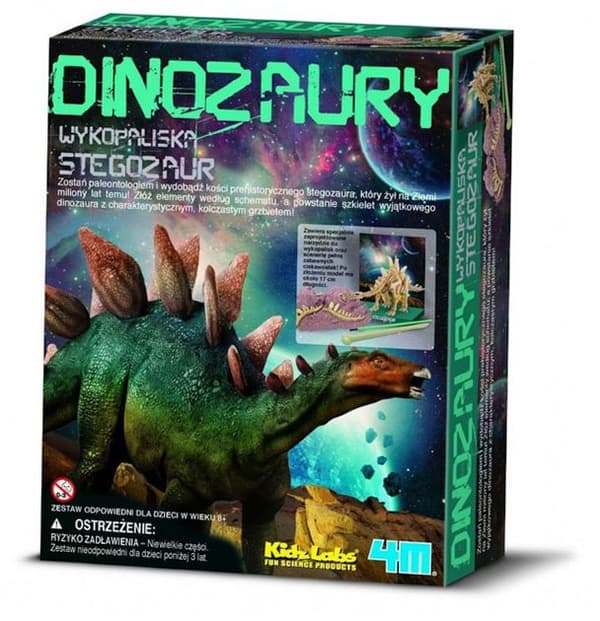 Vetenskapskit. Utgrävningar av stegosaurus.