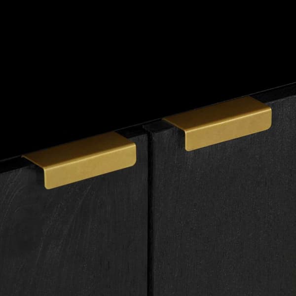 vidaXL skab, sort, 60x33x75 cm, træbaseret materiale