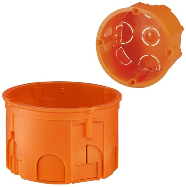 El-installationsboks, planforsænket, kort, 60 mm, 1 stk., Simet