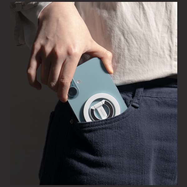 Ringställ Araree A-Ring MagSafe GripTok vit