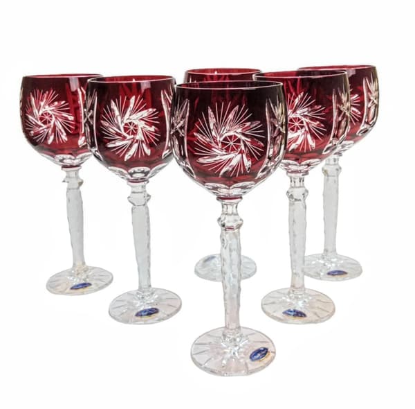 Ruby Crystal vinglas 280ml olivkvarn