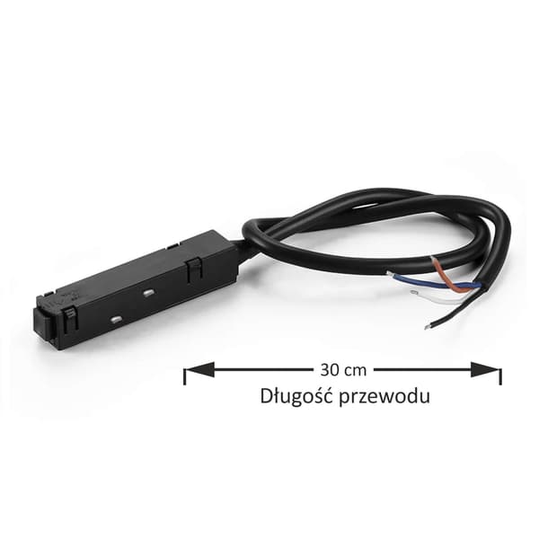 Strømstik til SMART TRACK 48VDC magnetiske skinner
