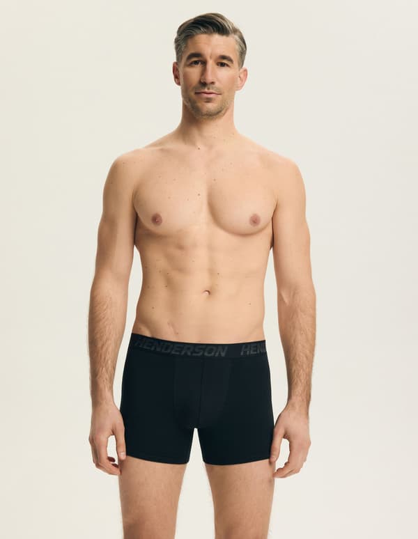 Henderson Bench 3-pak boxershorts | sort, grå M