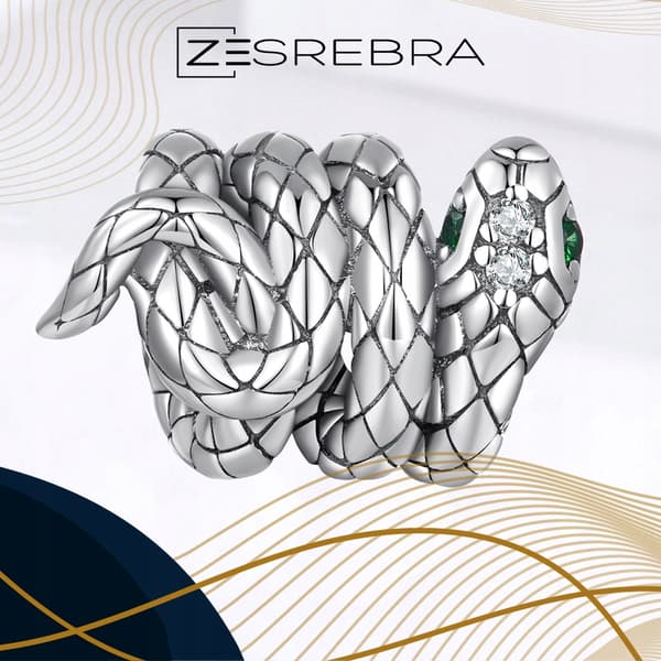 Berlocker ORM orm BOA silver pr 925 pärla hänge silverpärlor S925