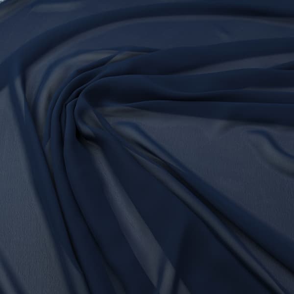 Chiffonmateriale, marineblå