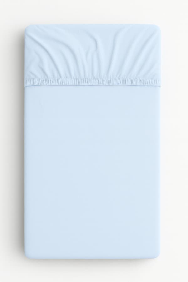 Bomullslakan för spjälsäng 140x70 cm - blå