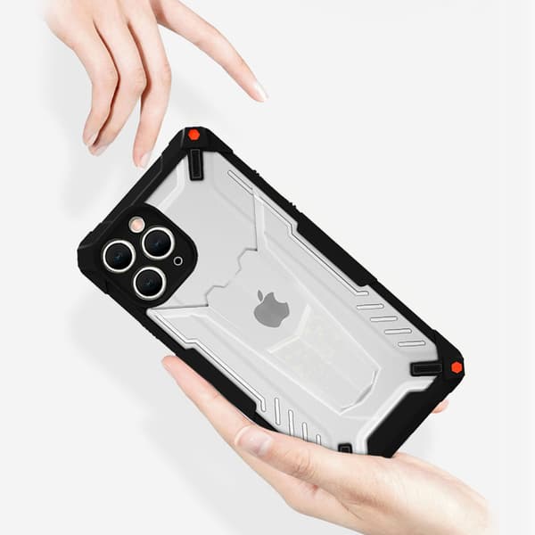 Shield-cover til iPhone 13 Pro, sort