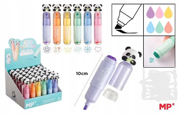 Overstregningstusch med stempel - panda 4662 A'36