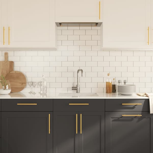 vidaXL skabsgreb, 20 stk., guld, 160 mm, rustfrit stål