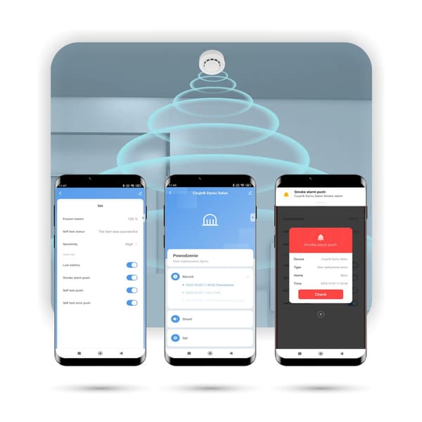 WiFi-røgsensor med alarm
