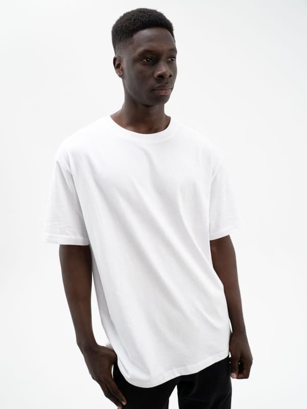 Herr Oversize T-shirt Vit UrbanCity Ingen Logotyp XL