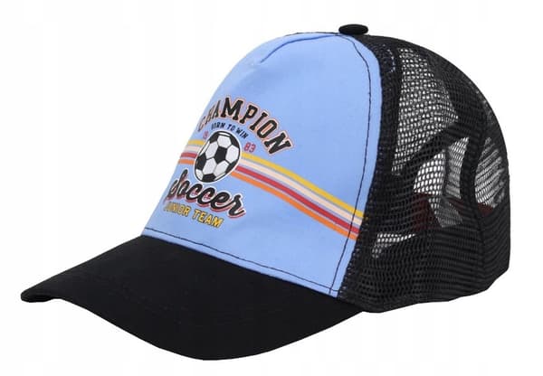 YO! basebollkeps mesh fotboll blå 50/54
