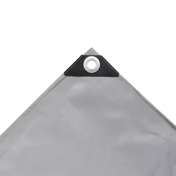 vidaXL Pressu 650 g/m², 1,5 x 6 m, harmaa