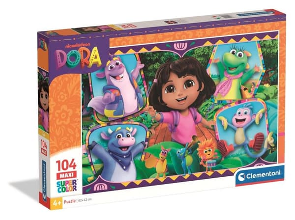 Puzzle 104 Maxi Super Color Dora