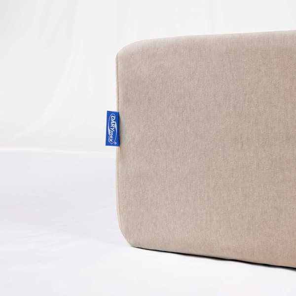 Stræklagen 160x200 elastisk JERSEY 100% BOMULD beige farve