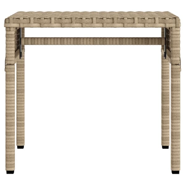 vidaXL Vuodesohva katoksella ja pöydällä, beige, polyrottinki