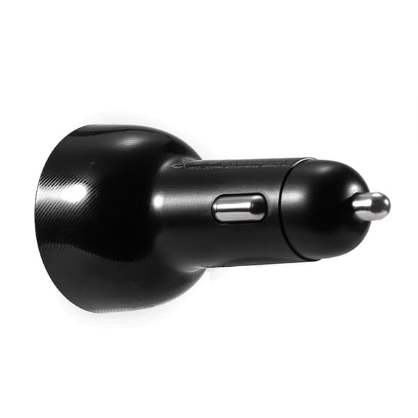 Cigarettænder Biloplader 3 USB Porte og 2x USB-C 70W - Sort