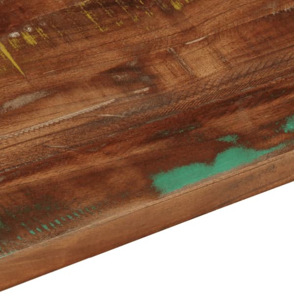 vidaXL bordplade 140x50x2,5 cm rektangulær massiv genbrugstræ