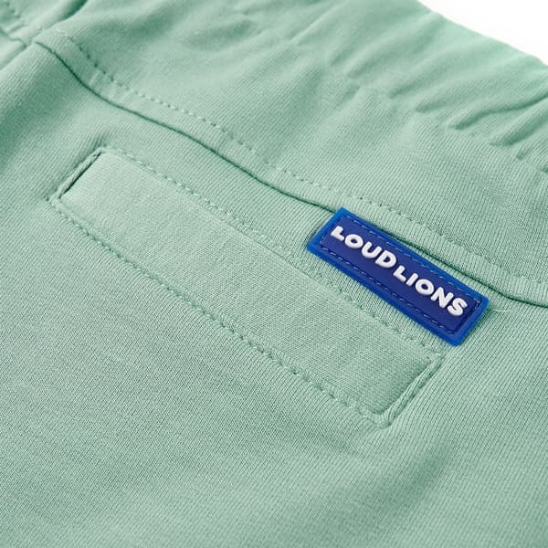 Børneshorts med snøre, lys khaki, 140